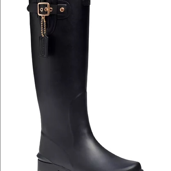 COACH RAIN BOOTS - Picture 4 of 9